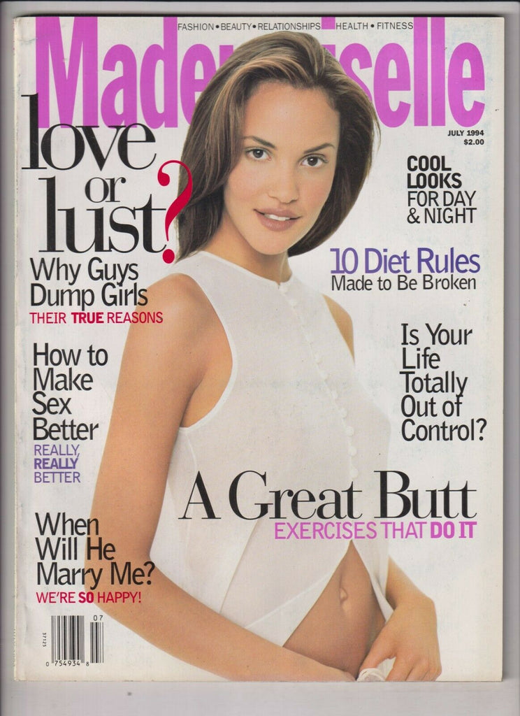 Mademoiselle Mag Butt Exercises Claudia Mason July 1994 020820nonr