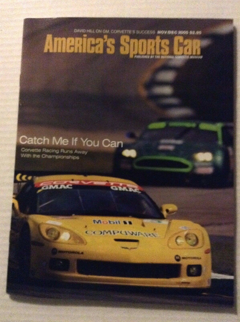 America's Sports Cars Magazine Corvette Racing Nov/December 2005 022317NONRH