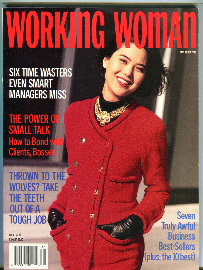 Working Woman Magazine November 1990 Power Of Small Talk EX 081916jhe