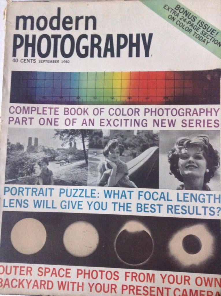 Modern Photography Magazine Color Photography Guide September 1960 082617nonrh