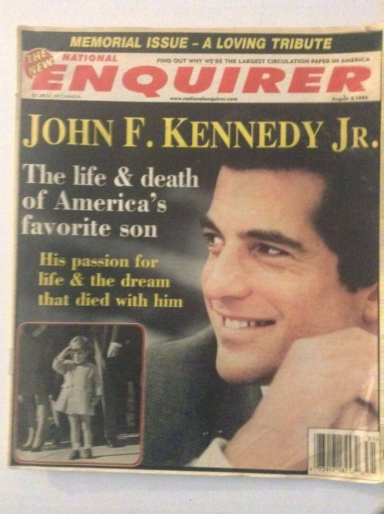 National Enquirer Magazine John F. Kennedy Tribute August 3, 1999 041119nonrh