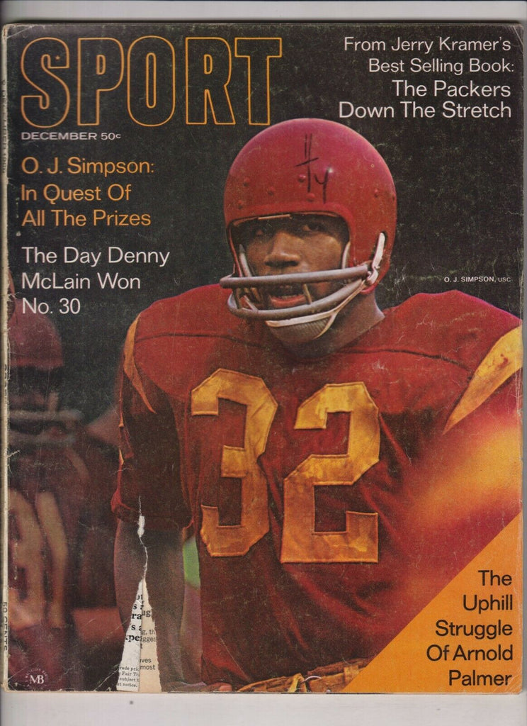Sport Magazine O.J. Simpson Denny McLain December 1968 020320nonr