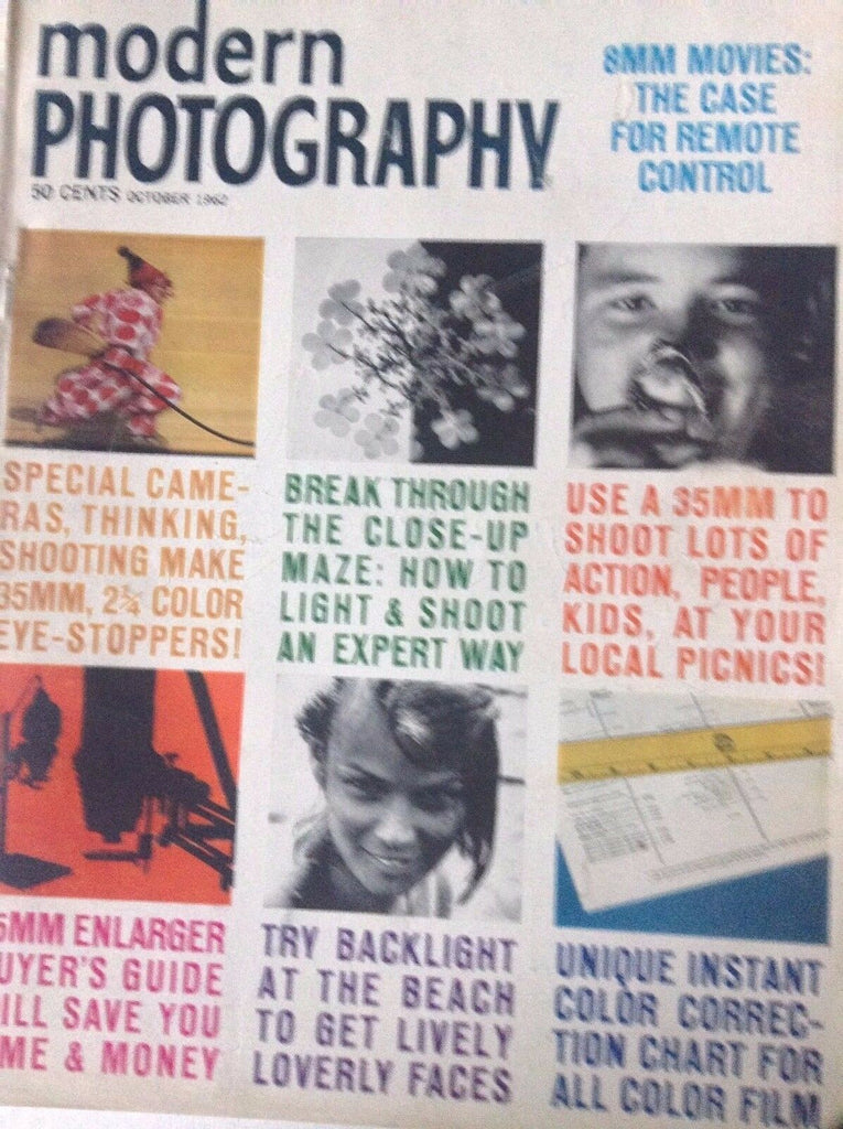 Modern Photography Magazine 8mm movies October 1962 082617nonrh