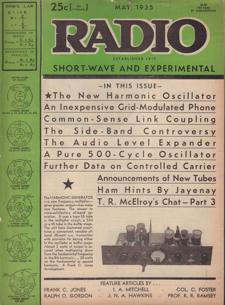 Radio Magazine May 1935 Harmonic Oscillator 103117nonjhe