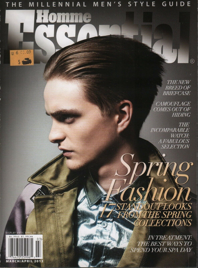 Essential Homme March April 2013 Giogio Codazzi Steven Cox Perry Ellis 091218DBE