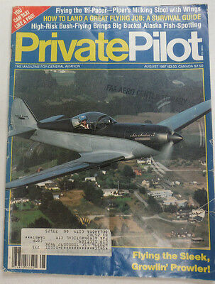 Private Pilot Magazine Flying The Sleek Prowler August 1987 FAL 060515R2