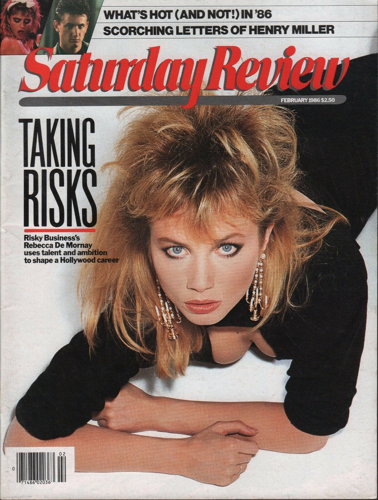 Saturday Review February 1986 Rebecca De Mornay EX 112715DBE