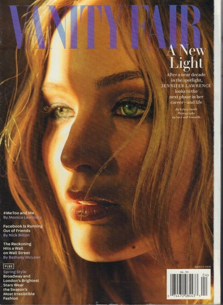 Vanity Fair March 2018 Jennifer Lawrence Monica Lewinsky Nick Bilton 011719DBE
