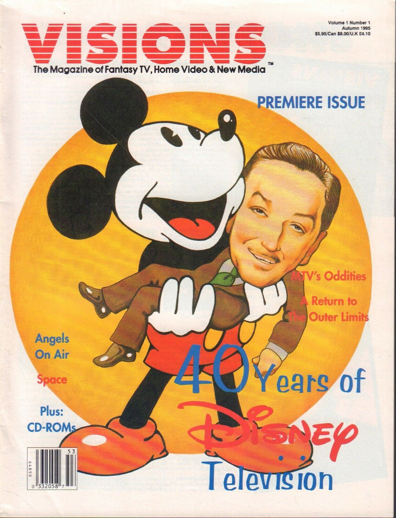 Visions Autumn 1995 Premiere Issue, Mickey Mouse Walt Disney 080817nonDBE