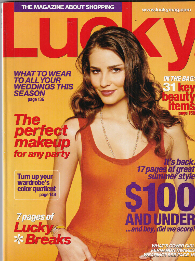 Lucky Mag Fernanda Tavares July 2003 101619nonr