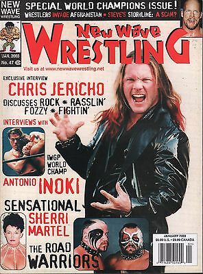 New Wave Wrestling January 2003 Chris Jericho, Steve Austin EX 010516DBE