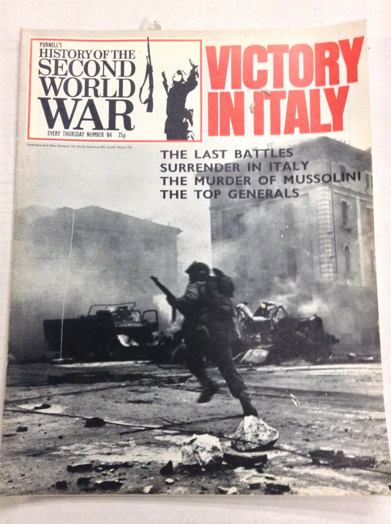 History Of The Second World War Magazine Victory In Italy No.84 1974 122016R2