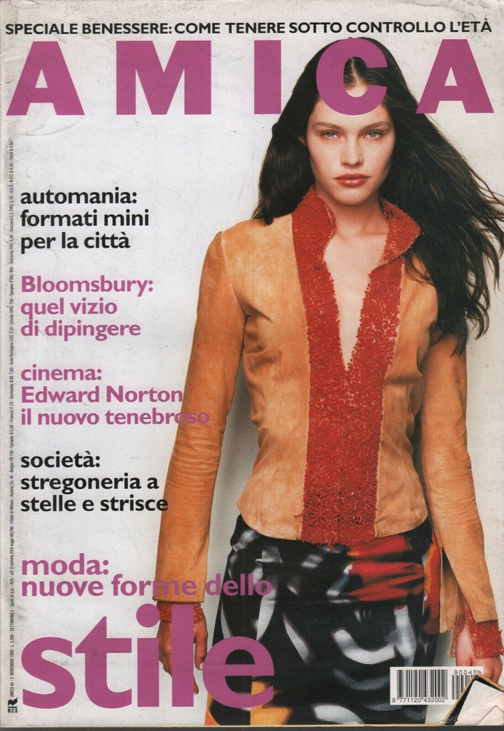 Amica Italian Fashion Magazine November 3 1999 Edward Norton 011321ame
