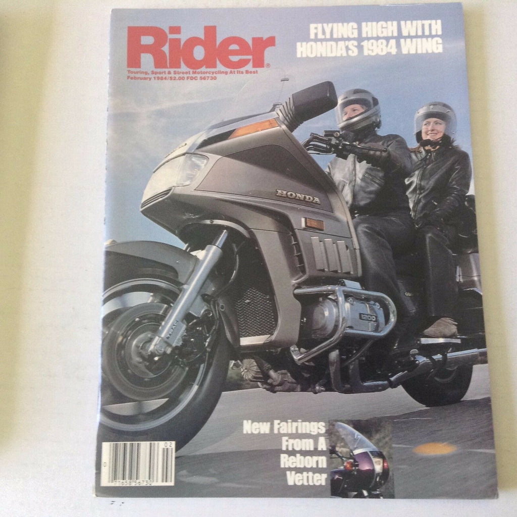 Rider Magazine New Fairings From A Reborn Vetter February 1984 060117nonrh2