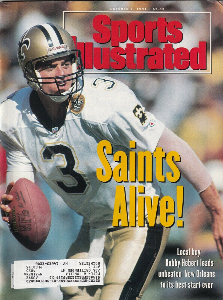 Sports Illustrated Bobby Hebert New Orleans October 7, 1991 091719nonr