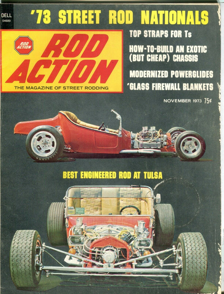 Rod Action Magazine November 1973 Top Straps For Ts VG No ML 032017nonjhe
