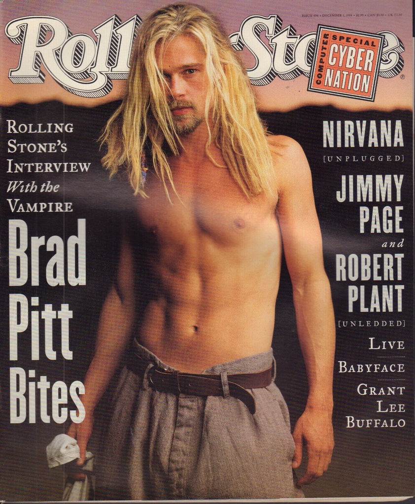 Rolling Stone Magazine December 1 1994 Brad Pitt 102617nonjhe