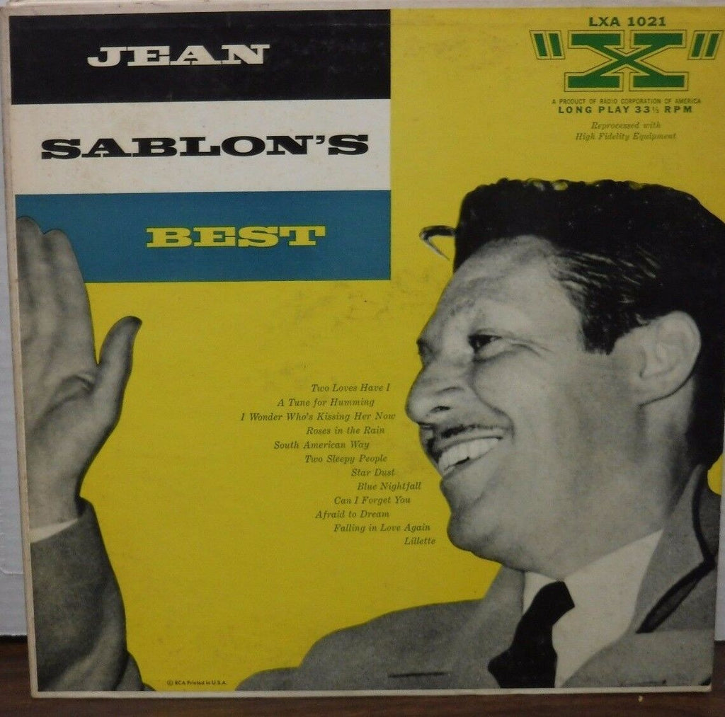 Jean Sablon's Best 33rPM LXA1021 010717LLE
