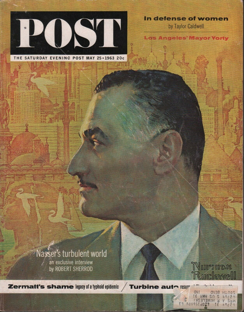 Saturday Evening Post May 25 1963 Norman Rockwell Robert Sherrod 062618DBE