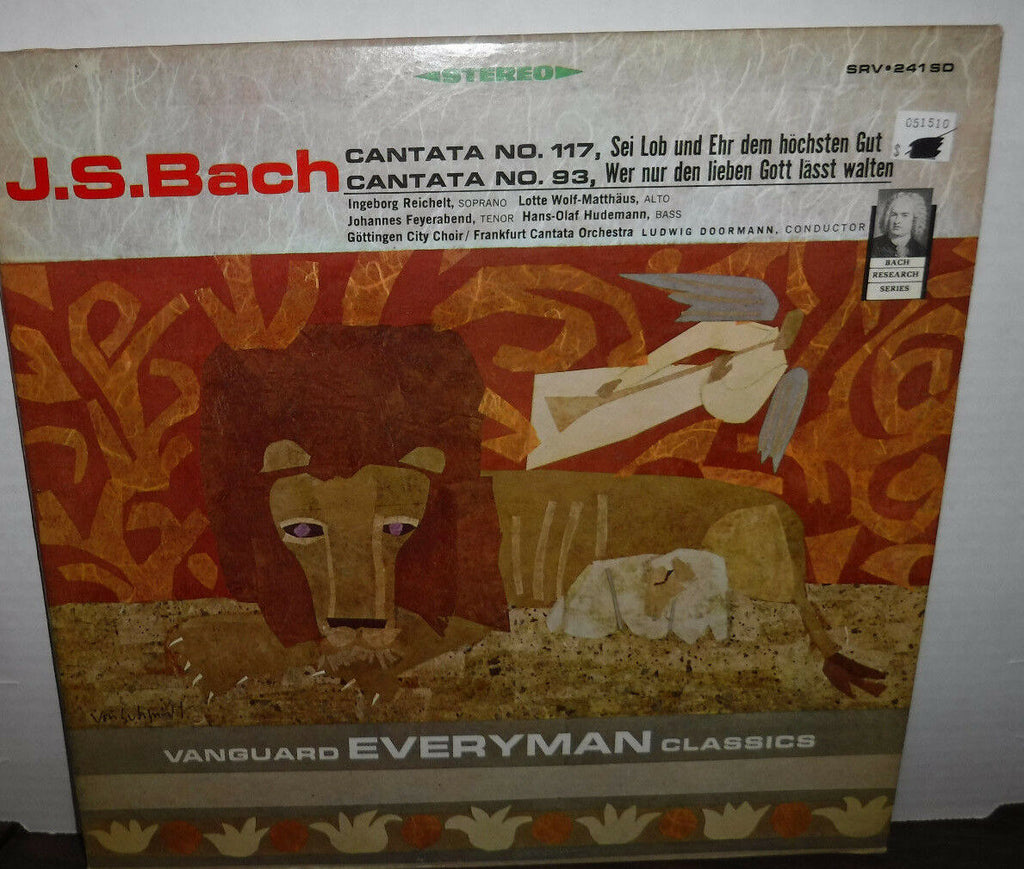 J.S. Bach Cantata No. 117 & no 93, SRV-241SD vinyl 012018LLE