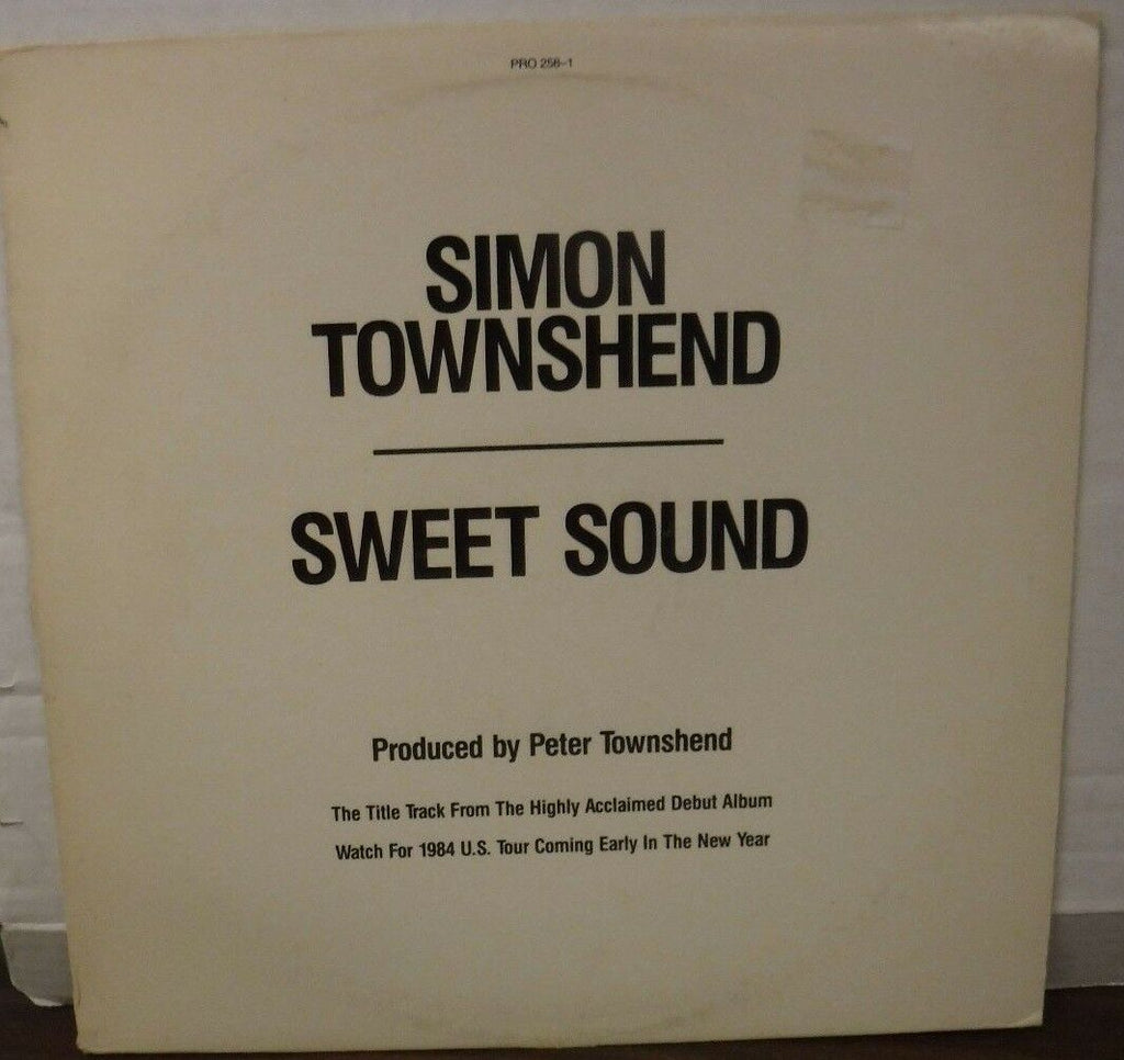 Simon Townshend Sweet Sound PROMO vinyl PRO-256 030218LLE