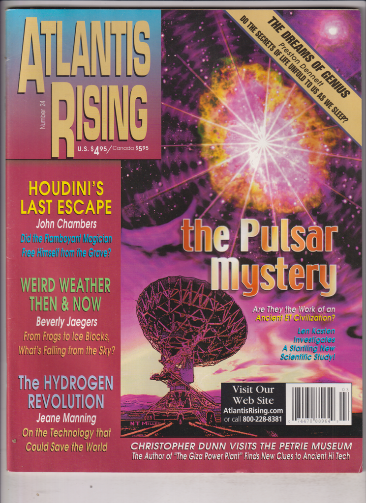 Atlantis Rising Mag The Pulsar Mystery No.24 2000s 013120nonr
