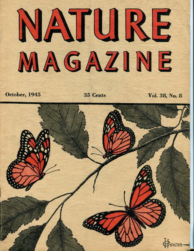 Nature Magazine October 1945 Butterflies EX No ML 052617nonjhe