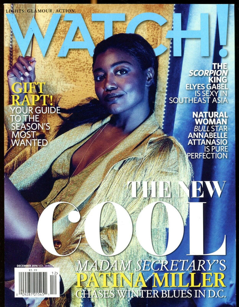 Watch! Magazine December 2016 Patina Miller EX No ML 020117jhe