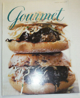 Gourmet Magazine Burgers French Garden Restaurants August 2007 100814R