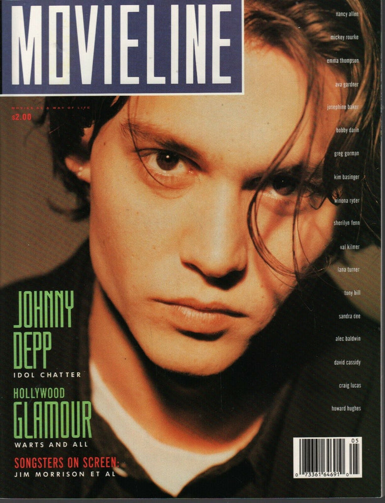 Movieline Magazine May 1990 Johnny Depp Jim Morrison Lana Turner 082520AME