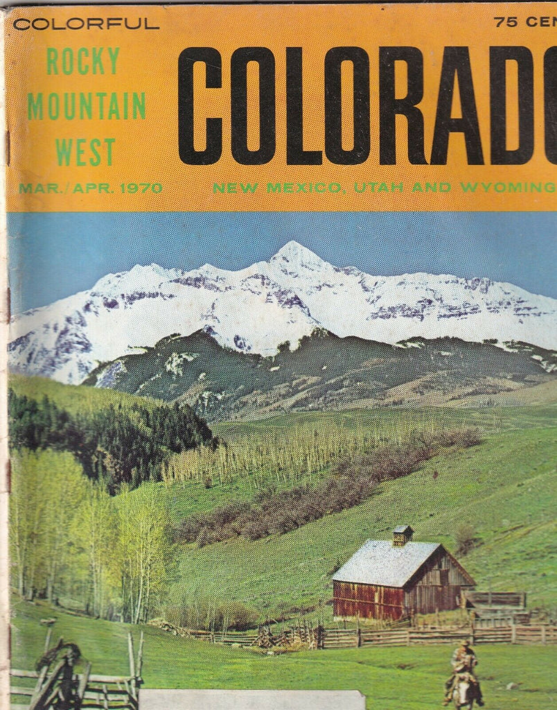 Colorado Rocky Mountain West Mag The Paper Caper March/April 1970 090419nonr