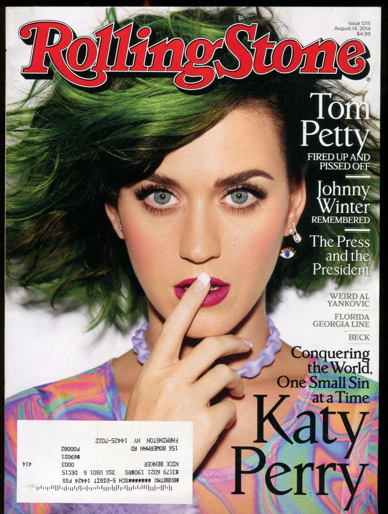 Rolling Stone Magazine August 14 2014 Katy Perry EX w/ML 122116jhe