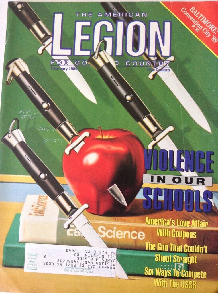 Legion Magazine Violence In Our Schools February 1989 090217nonrh