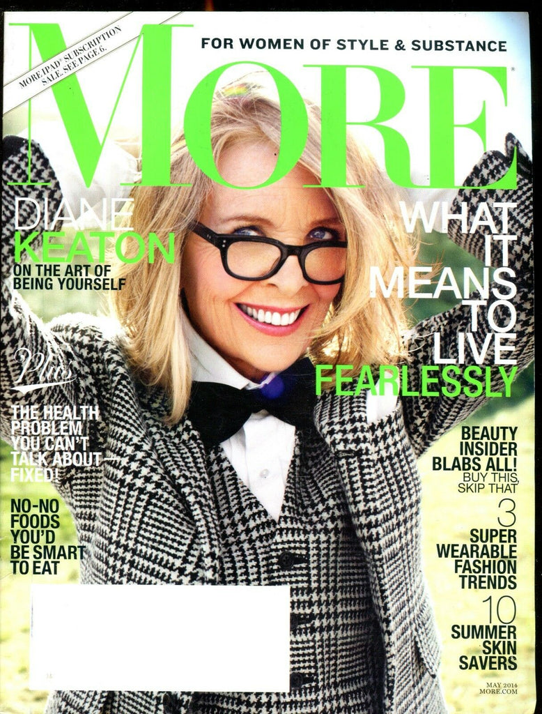 More Magazine May 2014 Diane Keaton Ex No ML 122116jhe