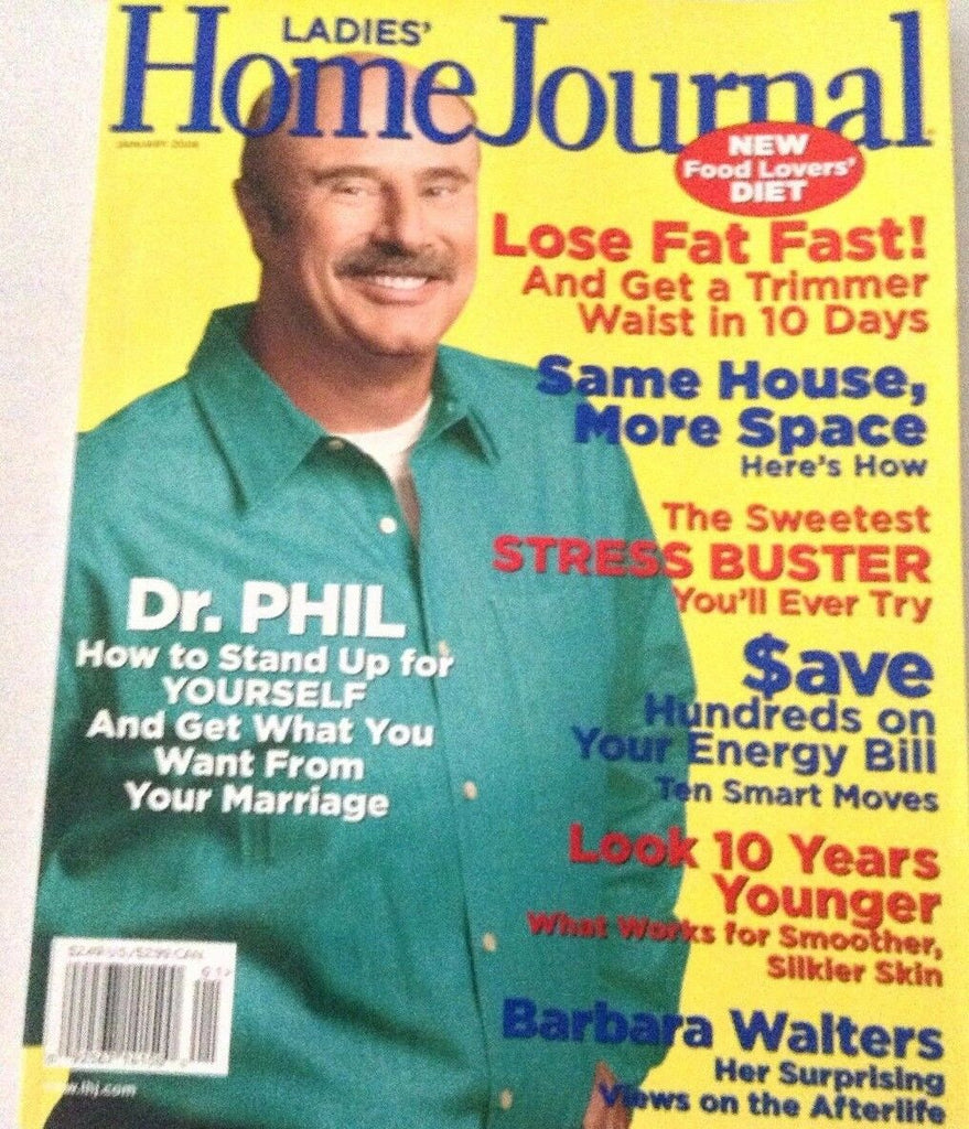 Ladies' Home Journal Magazine Dr. Phil Lose Fat Fast January 2006 072317nonrh