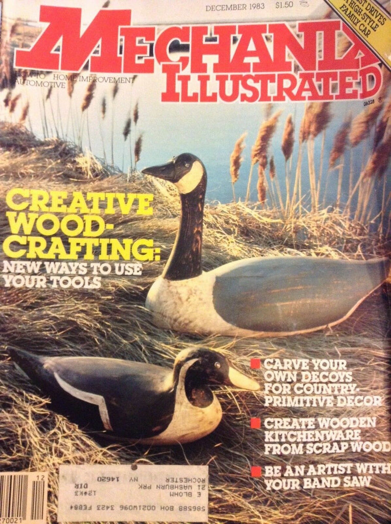 Mechanix Illustrated Magazine Creative Wood Crafting December 1983 042118nonrh