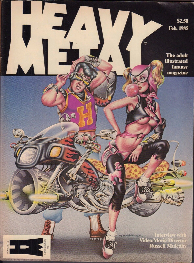Heavy Metal February 1985 Illustrated Fantasy Magazine 011417DBE2