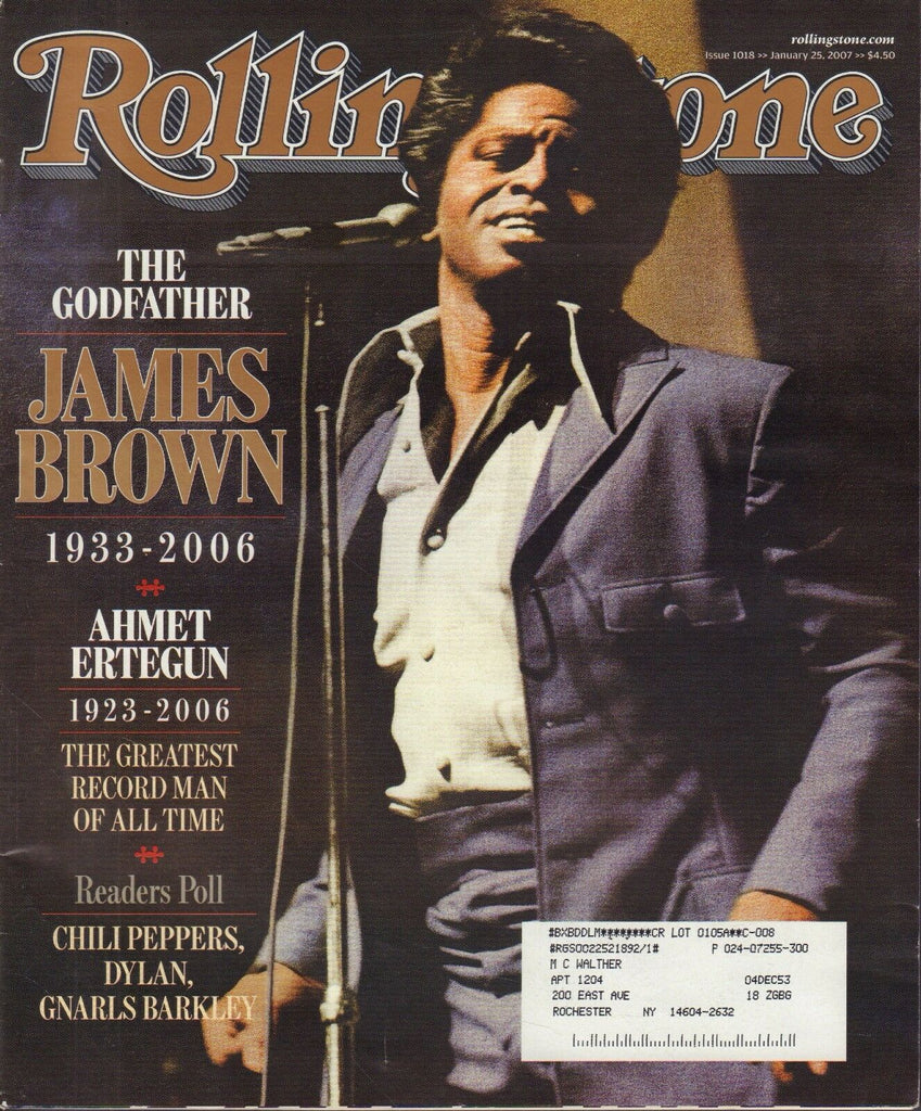 Rolling Stone January 25 2007 James Brown w/ML 053017nonDBE
