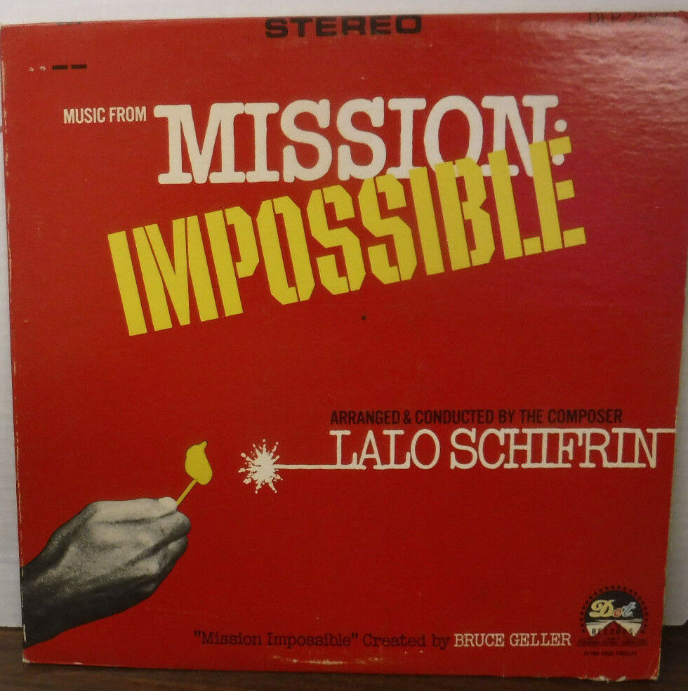 Music from Mission Impossible Lalo Schifrin vinyl DLP25831 020318LLE