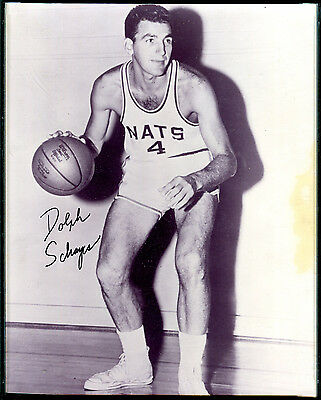 Autographed Signed Framed Dolph Schayes Nationals Photo jh8x10