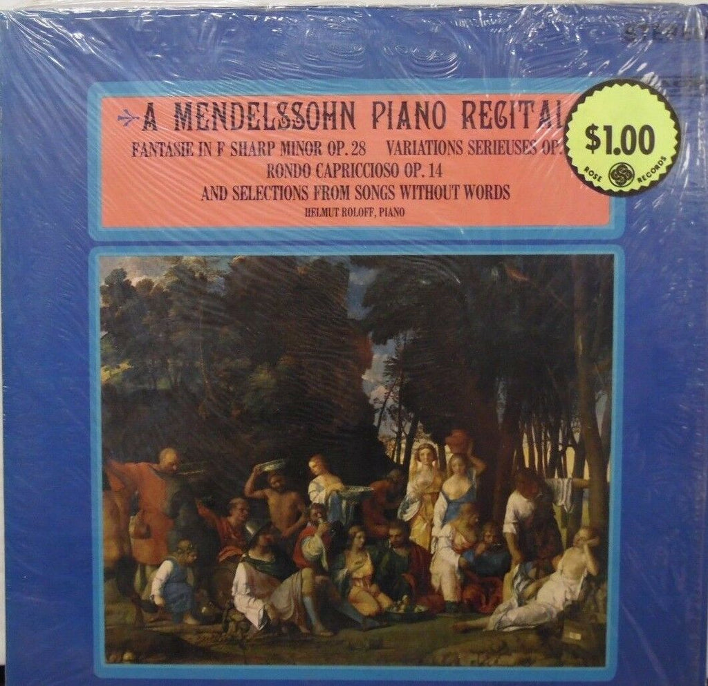 A Mendelssohn Piano Recital 33 RPM w/ Shrink Wrap MCS-9044-B 091216LLE