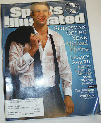 Sports Illustrated Magazine Michael Phelps Eunice Shriver December 2008 012815R