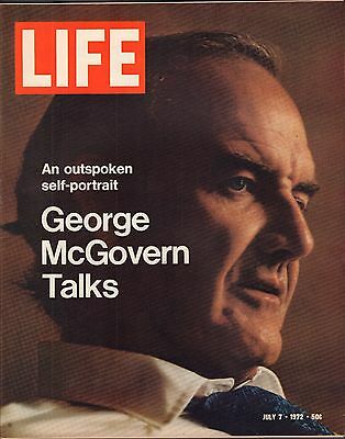Life Magazine July 7 1972 Birthday George McGovern VG 050316DBE2