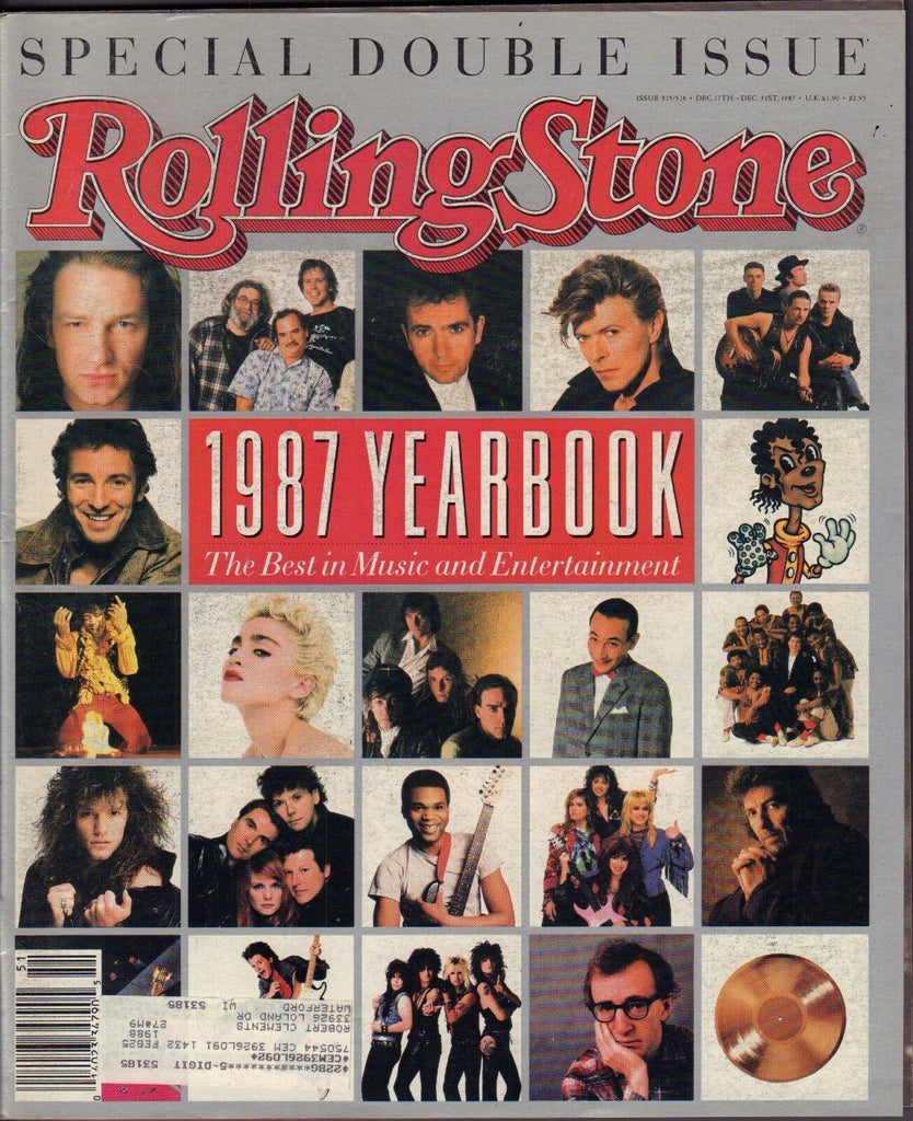 Rolling Stone December 17-31 1987 Yearbook w/ML VG 122816DBE