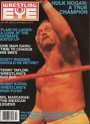 Wrestling Eye July 1988 Ric Flair, Lex Luger, Dusty Rhodes VG 011916DBE