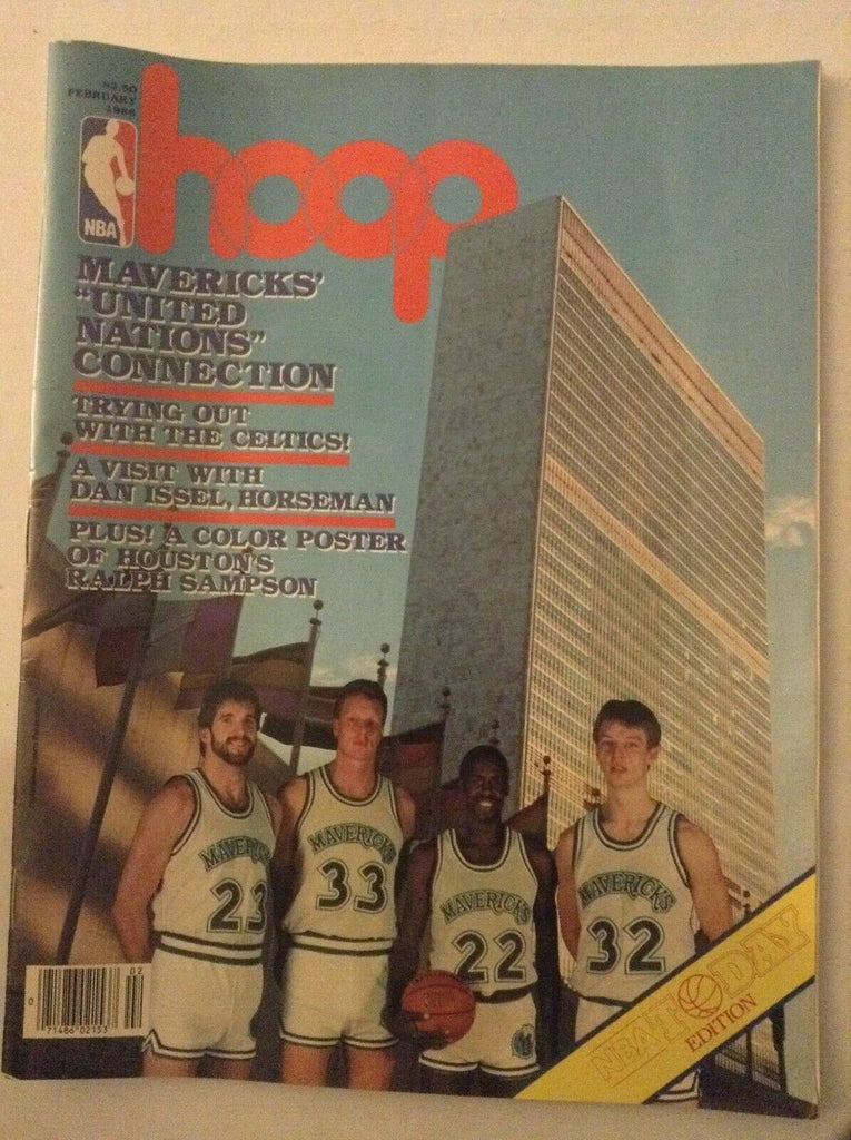 Hoop Basketball Magazine Mavericks UN Connections February 1986 051019nonrh