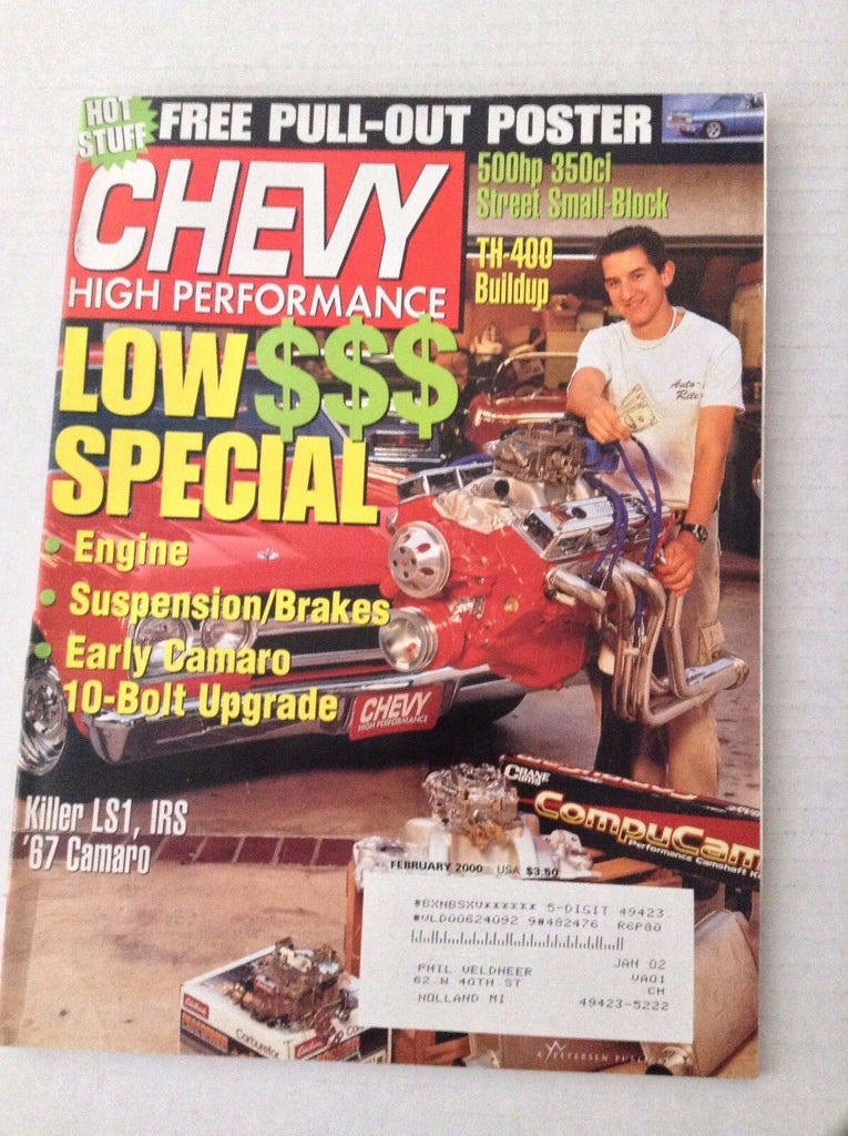 Chevy High Performance Magazine Street Small-Block February 2000 030317NONRH