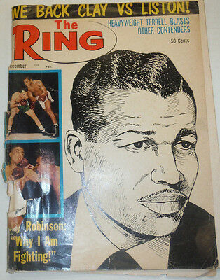 The Ring Magazine Terrell & Nat Fleischer Ray Robinson December 1964 121014R2