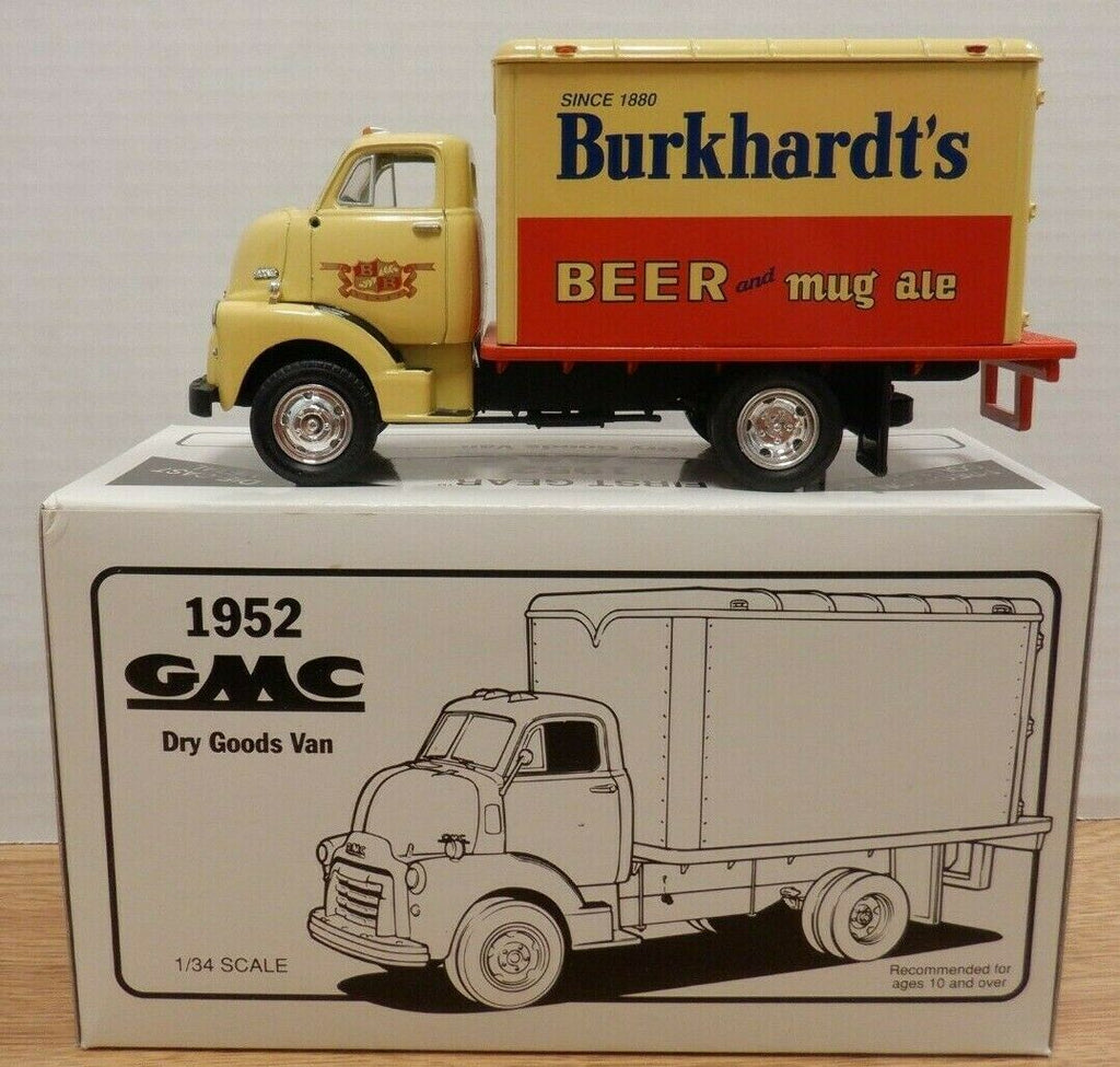 Burkhardts 1952 GMC Dry Goods Van 1:34 Diecast 111319DBT