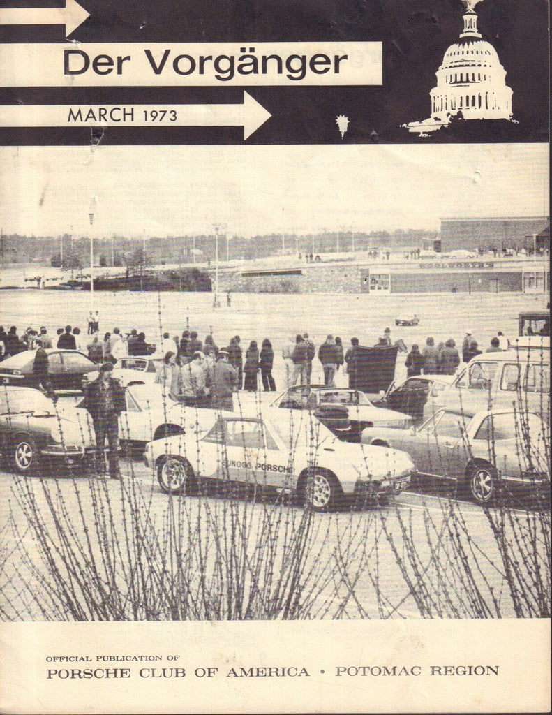 Der Vorganger Vintage American Porsche Club Magazine March 1973 032917nonDBE